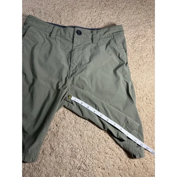 Volcom Frickin Cross Shred Shorts Men 30 Olive Green Hybrid Moisture Wicking - Picture 8 of 11